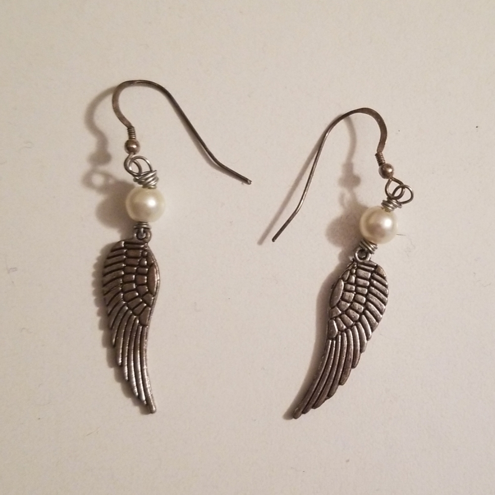 Feather earrings